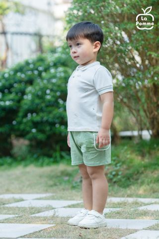  Bộ cộc tay La Pomme Bé Xù tinh nghịch 