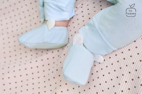  Set quà tặng sơ sinh La Pomme Gấu Cherry - Bộ body liền 