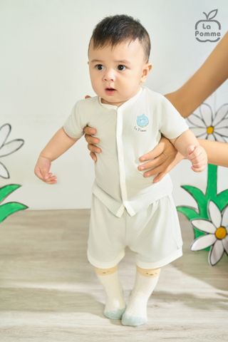  Bộ cộc tay cúc giữa La Pomme Donut 