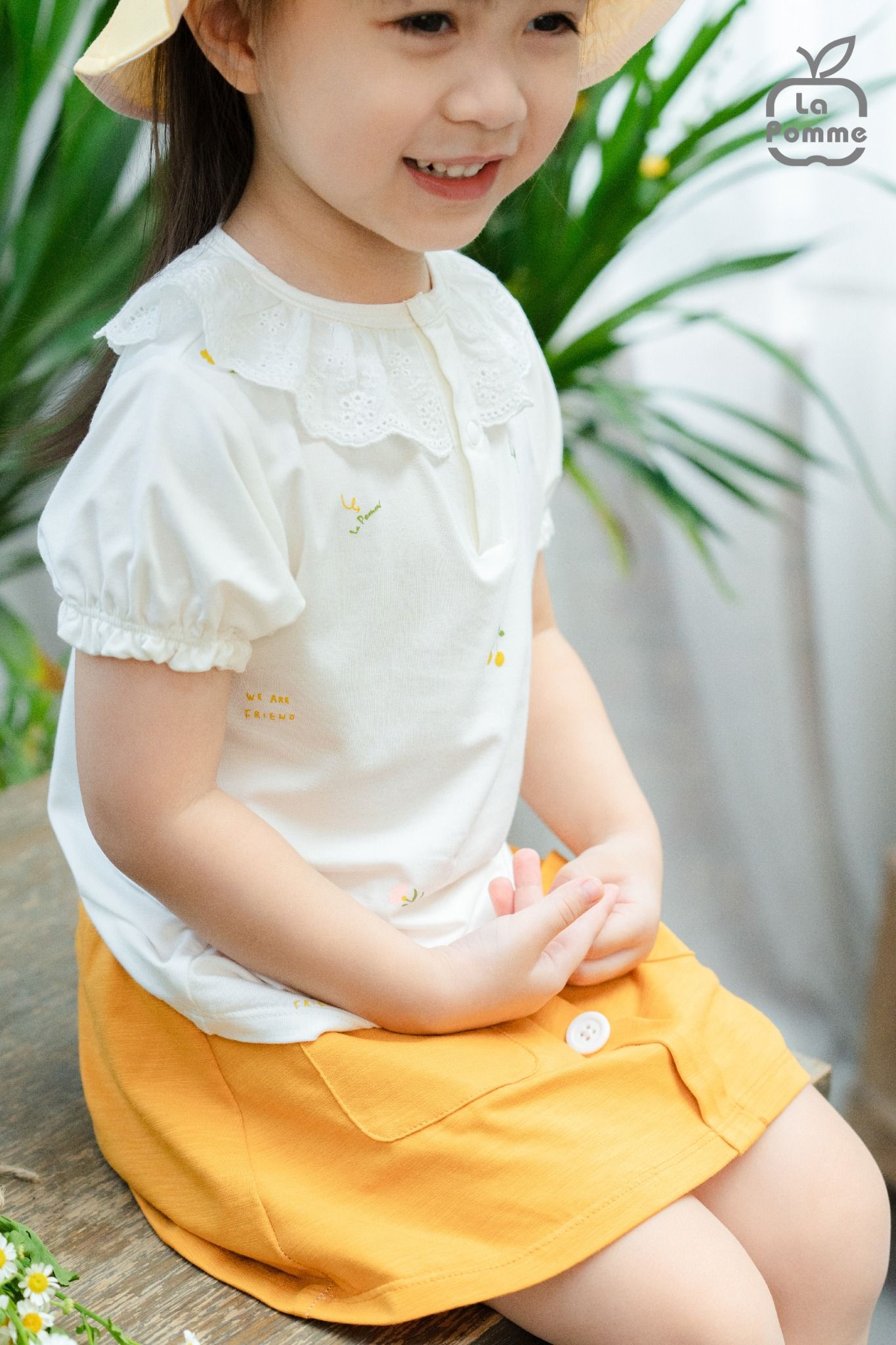  Bộ cộc tay La Pomme họa tiết nhí nhảnh 