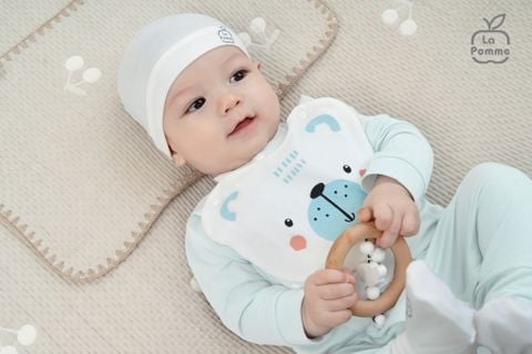  Bộ body liền dài tay La Pomme Người bạn gấu nhỏ 