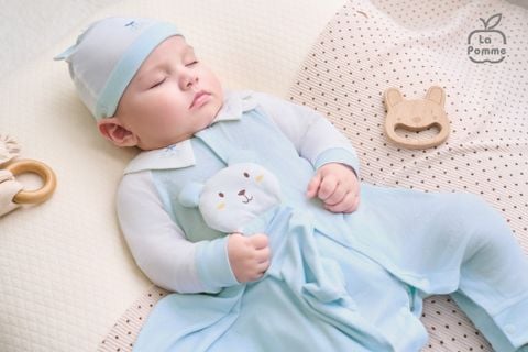  Set quà tặng sơ sinh La Pomme Gấu Cherry - Bộ body liền 