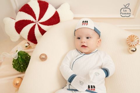  Bộ dài tay cúc lệch La Pomme Chú lính chì 