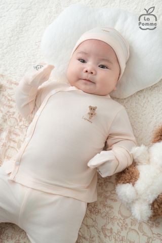  Bộ dài tay cúc lệch La Pomme Người bạn êm mềm 
