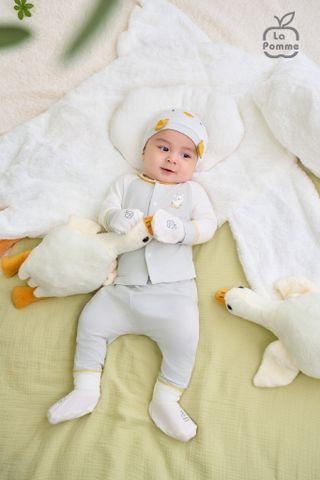  Mũ sơ sinh La Pomme ngỗng con hoạt bát 