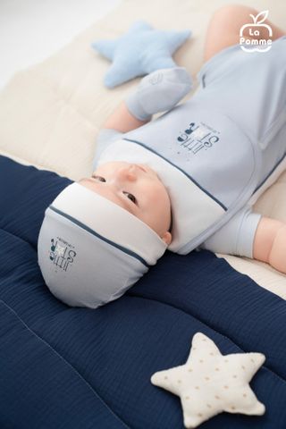  Body chip cộc tay La Pomme Ngôi sao nhỏ - Xanh 