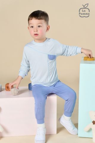  Bộ dài tay La Pomme chỉ màu kèm túi năng động 