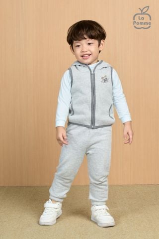 Áo Gile kèm mũ La Pomme sticker dễ thương 