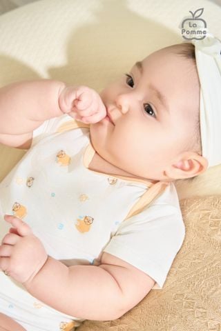  Set 2 Bodychip cộc La Pomme Cổ cách điệu tiện lợi 