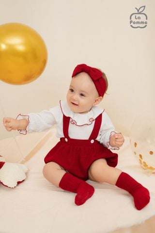  Băng đô sơ sinh La Pomme nơ xinh dễ thương 