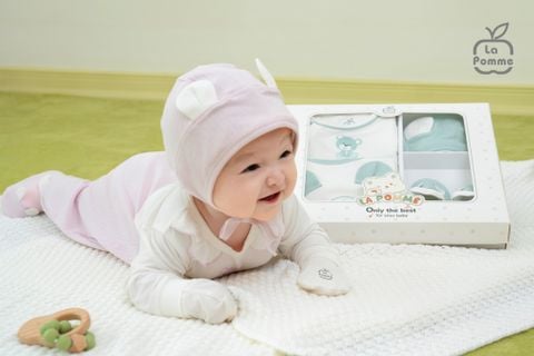  Set quà tặng sơ sinh Wonder Box - Bộ body liền 