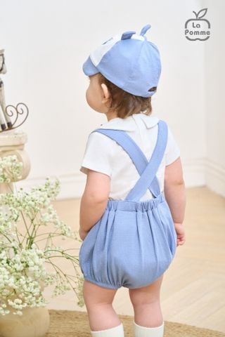  Bộ yếm rời kèm áo cộc và mũ La Pomme Deluxe Tiệc Trà Chiều 