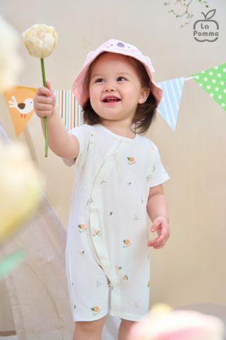  Body cộc tay La Pomme họa tiết trái cam 