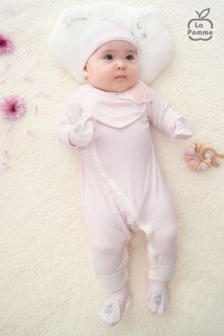  Body dài tay La Pomme phối họa tiết dễ thương 