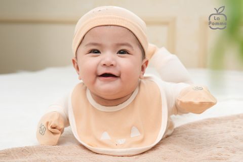  Bộ dài tay cúc lệch La Pomme mềm mịn 