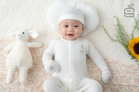  Mũ sơ sinh La Pomme Người bạn êm mềm 