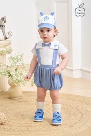  Bộ yếm rời kèm áo cộc và mũ La Pomme Deluxe Tiệc Trà Chiều 