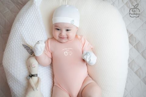  Bodychip cộc tay La Pomme hoạ tiết 