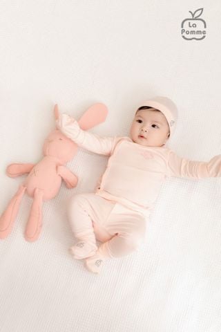  Bộ Dài Tay La Pomme Cúc lệch Dreamy Baby 