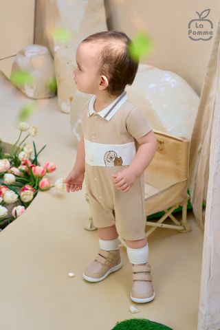  Body cộc tay La Pomme Cún con phối màu 