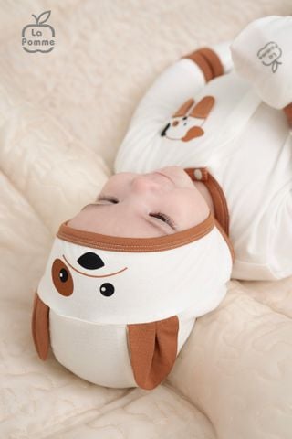  Bộ dài tay La Pomme cúc thẳng Chó đốm 