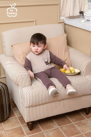  Bộ dài tay La Pomme Happy Bear 