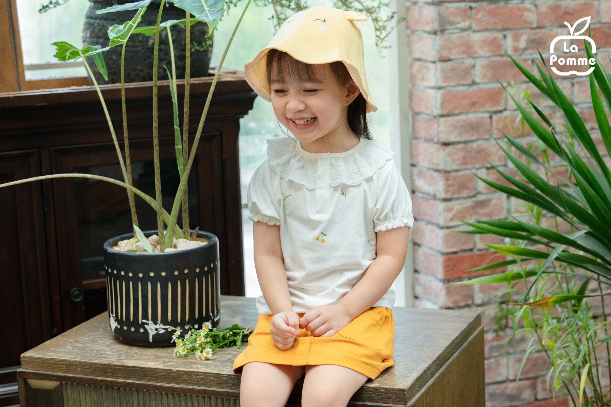  Bộ cộc tay La Pomme họa tiết nhí nhảnh 