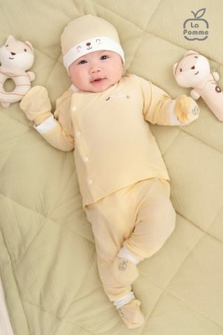  Bộ dài tay La Pomme cúc lệch Cáo tinh nghịch 