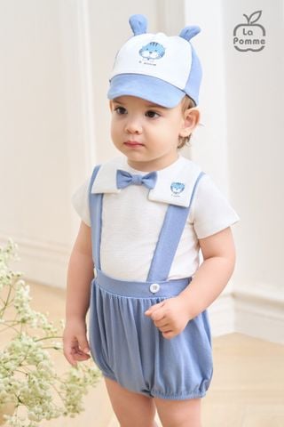  Bộ yếm rời kèm áo cộc và mũ La Pomme Deluxe Tiệc Trà Chiều 