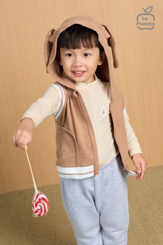  Áo Gile La Pomme bo gấu tai dài 