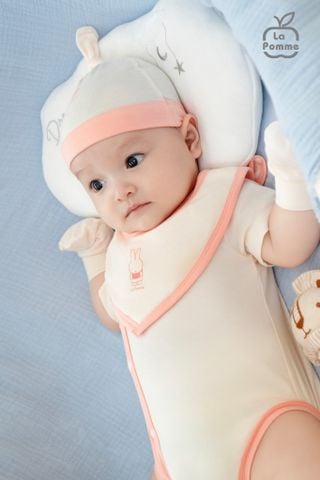  Mũ sơ sinh La Pomme bé yêu năng động 