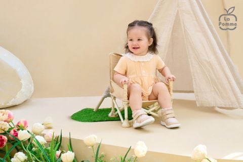  Body cộc tay La Pomme Bèo nhún cách điệu 