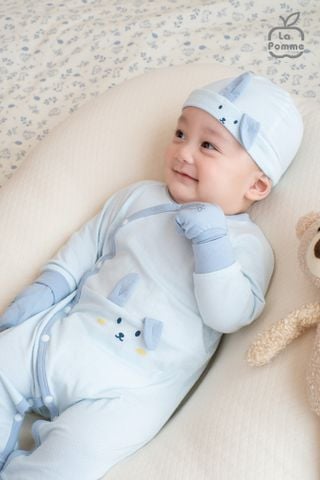  Body dài tay La Pomme tai thỏ xinh xắn 