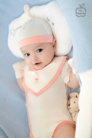  Mũ sơ sinh La Pomme bé yêu năng động 