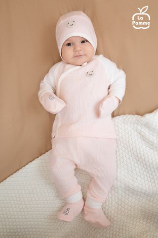  Set bao tay bao chân La Pomme dệt vân chìm 