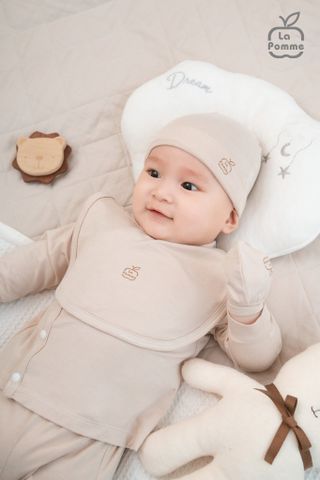  Yếm sơ sinh La Pomme mềm mịn 