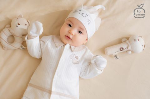  Bộ dài tay La Pomme mèo con ngộ nghĩnh 