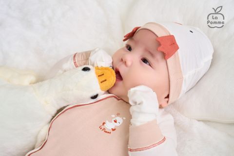  Bộ dài tay cúc lệch La Pomme ngỗng con hoạt bát 