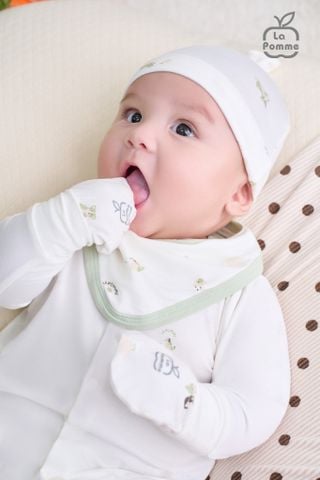  Set bao tay bao chân sơ sinh La Pomme Nông trại vui nhộn 