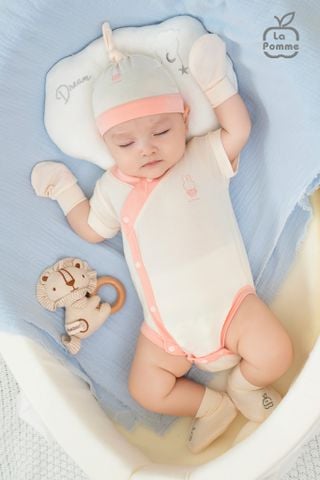  Body chip cộc tay La Pomme bé yêu năng động 