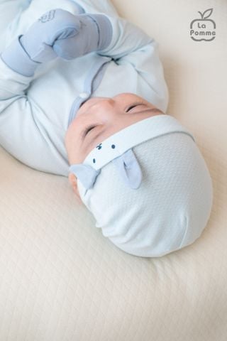  Body dài tay La Pomme tai thỏ xinh xắn 
