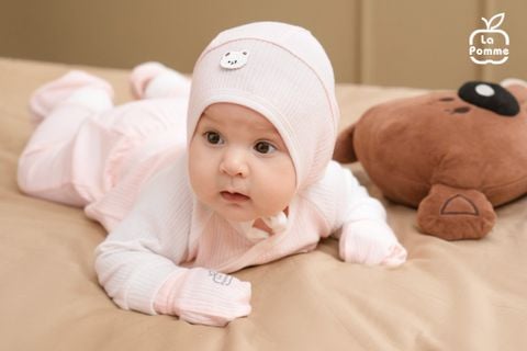  Bộ dài tay cúc lệch La Pomme dệt vân chìm 