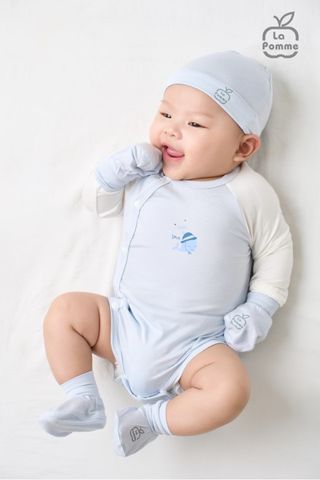  Body Chip Dài Tay La Pomme Puppy - Xanh bạc hà 2 