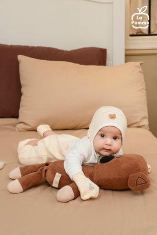  Body dài tay La Pomme dệt vân chìm 