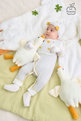  Body dài tay La Pomme ngỗng con hoạt bát 