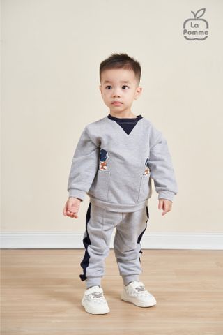  Bộ dài tay La Pomme Spaceman & Stars - Xanh 