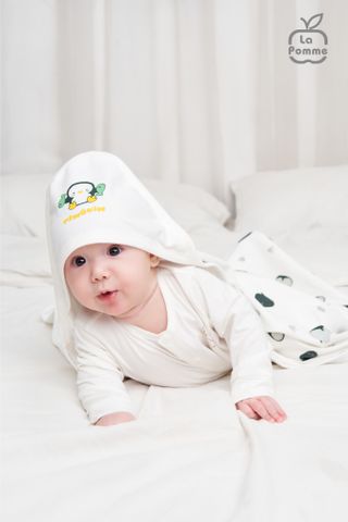  Chăn choàng đa năng mũ trùm La Pomme Colorful - Hồng 