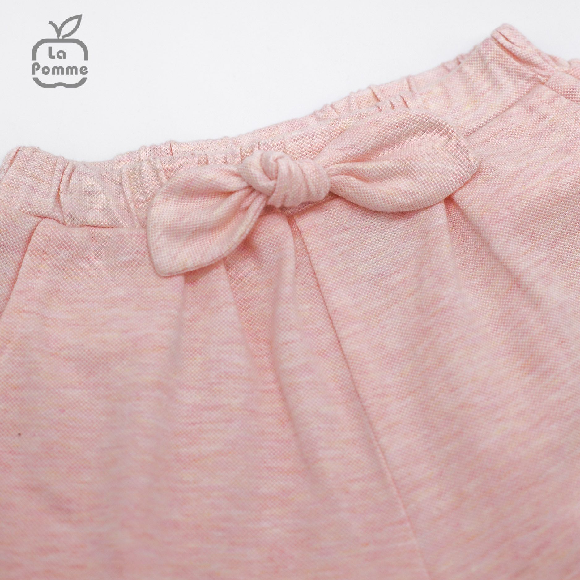  AS001 Bộ ba lỗ La Pomme ren cổ điệu đà - Trắng 