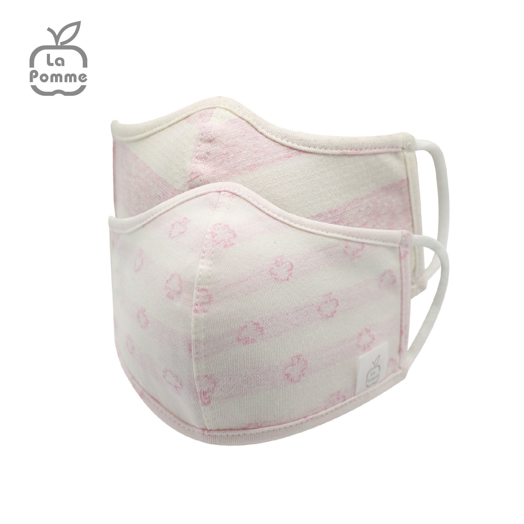  Set 2 chiếc khẩu trang 4 lớp cho bé La Pomme - Gam 14 (Size M) 