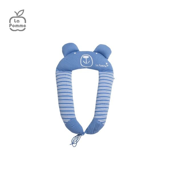  Gối chữ U đa năng La Pomme Baby Bear - Kẻ Xanh 